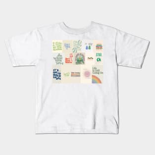 cool poster prints collage Kids T-Shirt